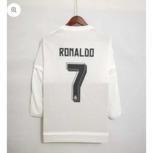 Alaturka Mix R.e.a.l Madrid 2016 Şampiyonlar Ligi Finali Cristiano Ronaldo Nostalji Forması (White)