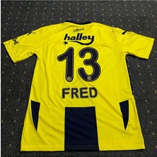 Alaturka Mix Sarı-Lacivert 2024-25 'fred. 13 Iç Saha Çubuklu Yetişkin Forması