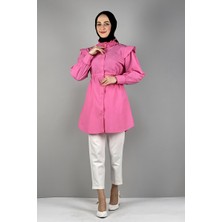 Moda Çizgi Desenli Tunik