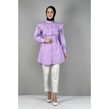 Moda Çizgi Desenli Tunik