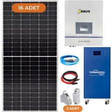 Yapı Solar Yapısolar 15 Kw Lityum Depolamalı Solar Enerji Paket