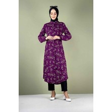 Moda Çizgi Desenli Tunik