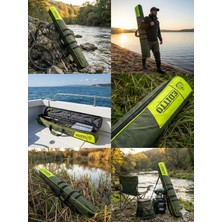 Editto 155 cm Fosforlu Balıkçı Olta Çantası - Surf Kamış Uyumlu, Cepli ve Askılı Model