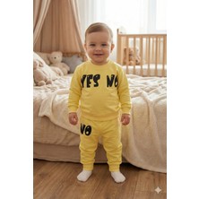 Yes No Basklı Ikili Bebe Takımı