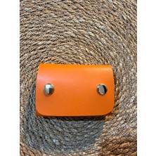 Groderi El Yapımı Minimalist Çıtçıtlı Vegan Deri Yatay Kartlık & Cüzdan