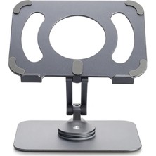 Nilavia Ally L08 360 Derece Dönebilen Masaüstü Metal Tablet STANDI-(5775) - AL002A-61CLI1