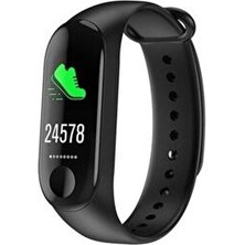 Pazariz M3 Akıllı Bileklik Kadınlar İçin Nabız Ölçer Oval Ekran ve Sağlık Takibi Özellikleri