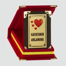 Zero Nrzsnt Hayatımın Anlamına Plaketi-Kırmızı
