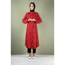 Moda Çizgi Desenli Tunik