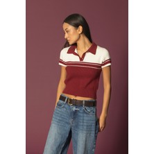 Nisan Triko Kısa Kol Polo Yaka Triko Top