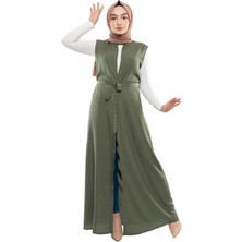 Moda Çizgi Yakalı Yelek