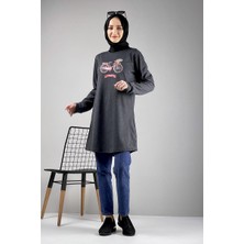 Moda Çizgi Desenli Tunik