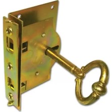 Kilit Market Eski Tip Sandık Kilidi Çeyiz Sandığı Kilidi 4 No 3 Adet