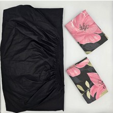 Pınarhome collection %100 Pamuk Kumaş Lastikli Çarşaf+Yastık Kılıfı Köşe Derinliği 28-30 cm Yumuşak Kumaş Yeni Sezon