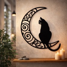 Gece Nöbetçisi - Lazer Kesim Metal Duvar Tablo