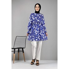 Moda Çizgi Desenli Tunik
