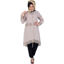 Moda Çizgi Desenli Tunik