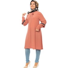 Moda Çizgi Desenli Tunik