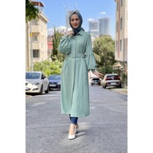 Moda Çizgi Desenli Tunik