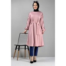 Moda Çizgi Desenli Tunik