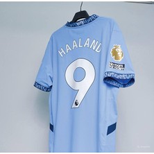 Alaturka Mix Yeni Sezon 2024/25 Manchester City Haaland Iç Saha Yetişkin Forması Spor T-Shirt