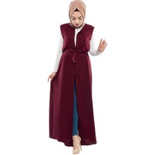 Moda Çizgi Yakalı Yelek