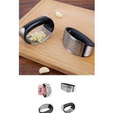 İlk El Grup Paslanmaz Çelik Ergonomik Sarımsak Ezici Pres ve Doğrayıcı