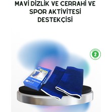 Nilavia Ayarlanabilir Esnek Diz Desteği Spor ve Günlük Kullanım - AL002A-61RPA2
