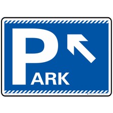 İsg Tabelam 25X35CM/DEKOTA/PARK Alanı Ileri Sol Ok