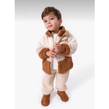 Butik Erkek Çocuk Polar Ceketli 3'lü Alt - Üst Takım
