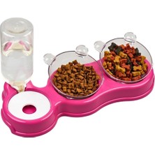 KM 3' Lü Beslenme Mama ve Su Kabı 500 ml 36*21*16 cm