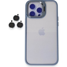 Kozmix CPT83 iPhone 14 Pro Kılıf Roblox Lens Standlı Kapak - Sierra Blue
