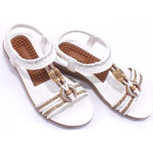 Guja Taşlı Sandalet 25Y120-04 ( Kalıbı Küçüktür )