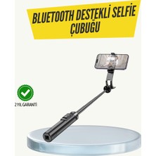 Nilavia Bluetooth Selfie Çubuğu – Işıklı Katlanabilir Uzaktan Kumandalı - AL002A-61WOO0