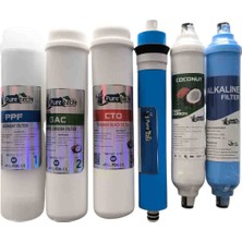 Puretech Yakut ve Optima Su Arıtma Cihazı 6 Lı Filtre Seti