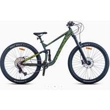 Kron El Nıno - 29" Mtb Full Sus. - 425MM - 11 Vites - H.disc - Mat Haki-Siyah / Yeşil