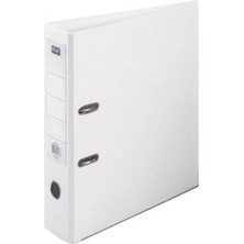 Kraf Büro Klasörü, Geniş, A4 Boyut, 2 Halkalı, Beyaz
