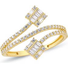 Oroline Kuyumculuk 8 Ayar Trend Kadın Eklem Altın Yüzük