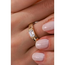 Oroline Kuyumculuk 8 Ayar Trend Altın Yüzük