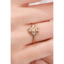 Oroline Kuyumculuk 8 Ayar Trend Altın Yüzük