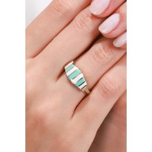 Oroline Kuyumculuk 14 Ayar Mineli Altın Kadın Yüzük