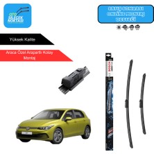 Volkswagen Golf 8 Uyumlu 2021-2025 Bosch Aerotwin Araca Özel Ön Silecek Takımı 650-450MM