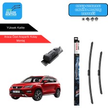 Seat Ateca Uyumlu 2016-2025 Bosch Aerotwin Araca Özel Ön Silecek Takımı 650-450MM