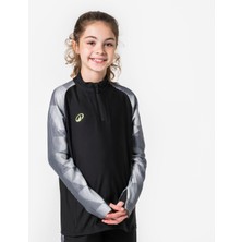 Decathlon Kipsta Çocuk Futbol Sweatshirtü - Siyah/gri - Viralto