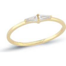 Oroline Kuyumculuk 8 Ayar Minimal Kadın Altın Eklem Yüzük