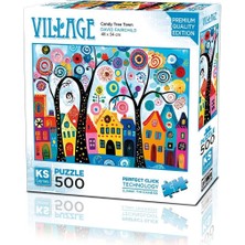 20085 Puzzle 500 Candy Tree Town