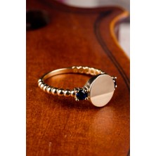 Oroline Kuyumculuk 8 Ayar Isim ve Tarih Yazılabilen Plaka Altın Yüzük