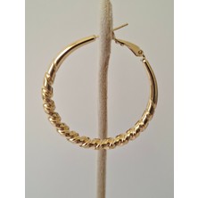 Loren Design Loren Desıgn Xupıng Gold Renk Burgu Model Küpe