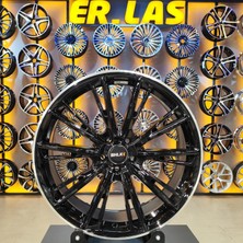 Slk Jant 4 Adet SLK-8166 9*20 5*108 ET45 73.1 Black Mack Jant (Takım)