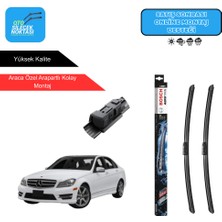 Mercedes C Serisi W204 Uyumlu 2013-2015 Bosch Aerotwin Araca Özel Ön Silecek Takımı 600-600MM